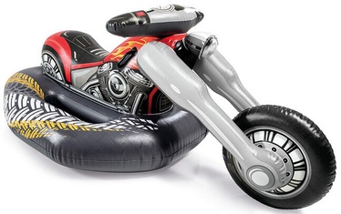 Piepūšams krēsls Intex Cruiser Motorbike Ride-On, melna, 180 cm x 94 cm