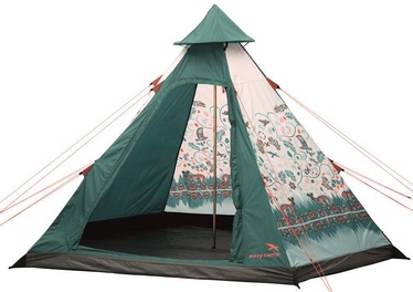 Četrvietīga telts Easy Camp Dayhaven 120259, zaļa