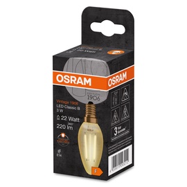 Светодиодная лампочка Osram LED, белый, E14, 3 Вт, 230 лм