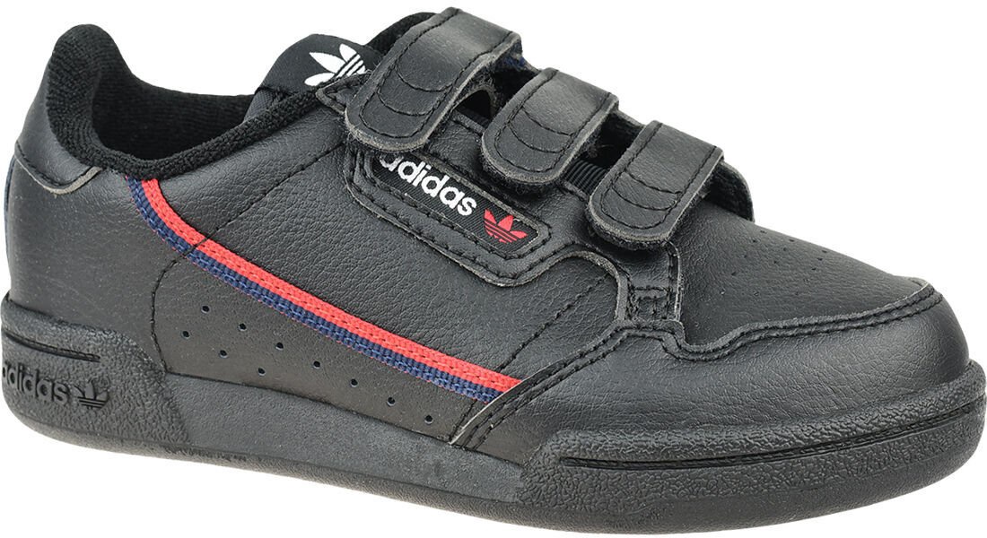 adidas continental 80 black velcro