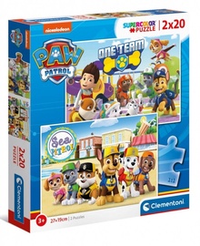 Clementoni Puzzle SuperColor Paw Patrol 2x20pcs 24779