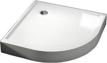 Aquaform Shallow Quadrant Shower Tray with Integrated Panel 90x90 White