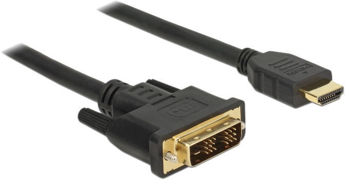 Adapter Delock DVI, HDMI-A 19 pin male, 5 m, must