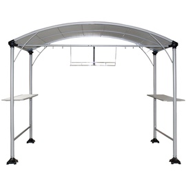 Home4you Grill Garden Gazebo 270x150cm Grey