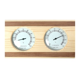 Gaisa termometrs Flammifera AP-040BW Sauna Thermometer with Hygrometer