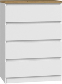 Top E Shop Malwa M4 B22 Chest of 4 Drawers Artisan White