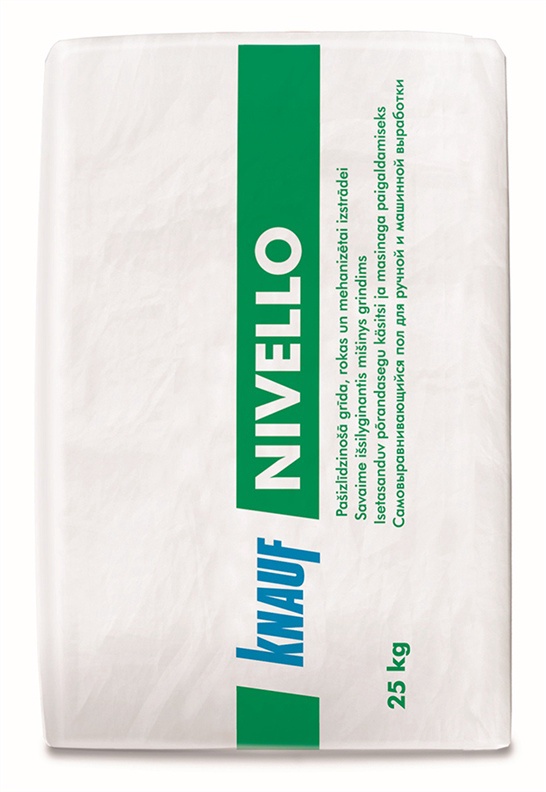 SavaimeišsilyginantisanhidritinisgrindųmišinysKnaufNivello,8-35mm,25kg(LV)