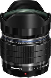 Objektiiv Olympus 8mm f/1.8 Pro M.Zuiko Digital ED Black, 315 g