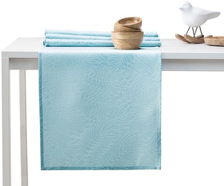 AmeliaHome Gaia AH/HMD Tablecloth RetroBlue Set 115x300/35x300 2pcs