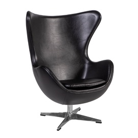 Fotelis Home4you Grand Star Black, 87x78x104 cm