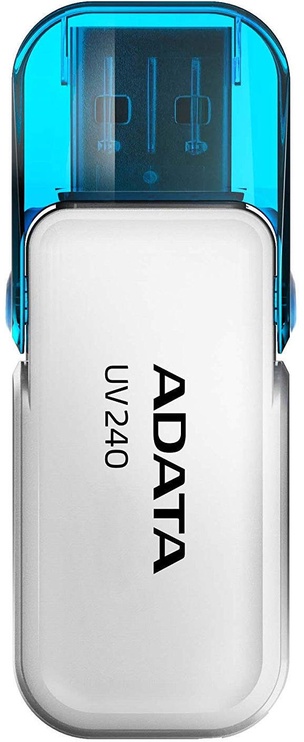 USB atmintinė Adata UV240, balta, 16 GB
