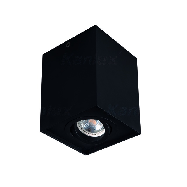 Встроенная лампа врезной Kanlux Gord DLP 50-B, 25Вт, GU10, черный