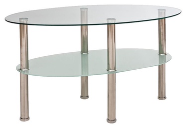 Kafijas galdiņš Signal Meble Leo A Tempered Glass, 900x500x500 mm