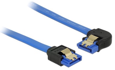 Delock Cable SATA 3 to SATA 3 Blue 0.20m