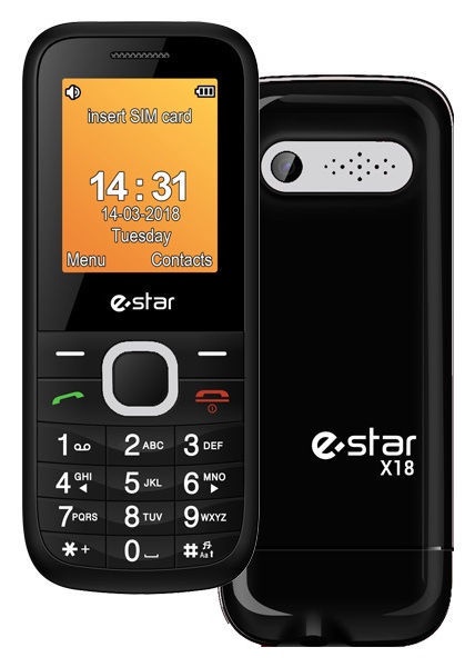 Mobiiltelefon eSTAR X18, hõbe, 32MB/32MB