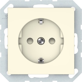 Розетка Vilma QR1000 111070202209, c заземлением, слоновой кости
