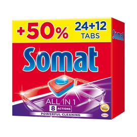 Indaplovių tabletės Somat All In 1, 36 vnt.