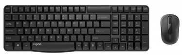 Rapoo Wireless Keyboard And Optical Mouse Black
