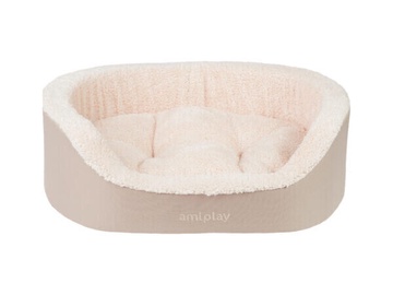 Кровать для животных Amiplay Aspen, песочный, 640 мм x 730 мм