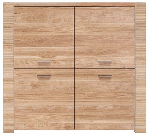 Black Red White Raflo Chest Of Drawers Walnut