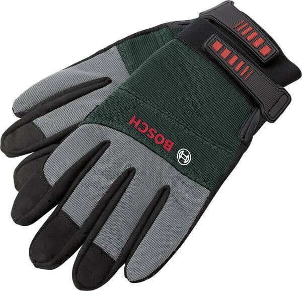 Рабочие перчатки Bosch, синтетическое волокно, черный/серый, XL