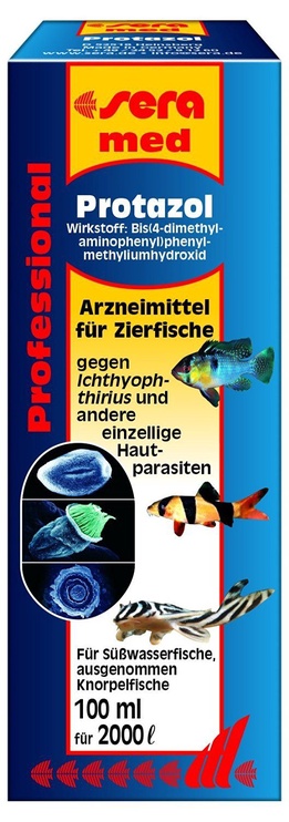 Ravim usside vastu akvaariumisse Sera Protazol, 100 ml