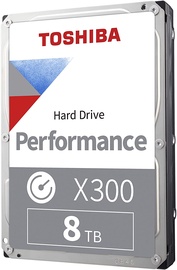 Cietais disks (HDD) Toshiba X300, HDD, 8 TB