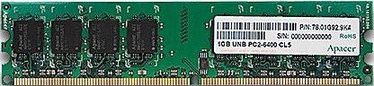 Apacer 1GB 800MHz DDR2 CL6 AU01GE800C6NBGC