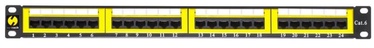 Коммутационная панель Netrack Patch Panel 19'' CAT 6 UTP 24-Port