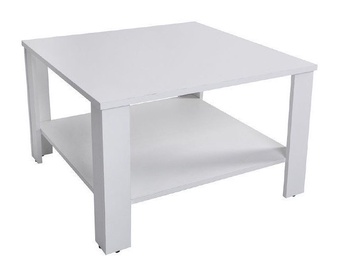 Kafijas galdiņš Black Red White Odette, balta, 675x675x475 mm