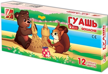 Luch Gouache Paints Zoo 12pcs