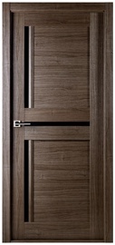 Полотно межкомнатной двери Belwooddoors Matriks 02, универсальная, серый/дубовый, 200 см x 60 см x 4 см