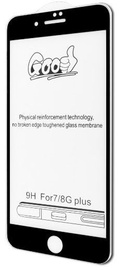 Ekrāna aizsargājošās plēve Mocco for Apple iPhone 6 / 6S Black, 9H