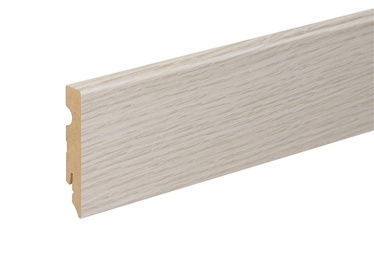 Grīdlīste 549989 FU084L, 2400 mm x 80 mm x 15 mm