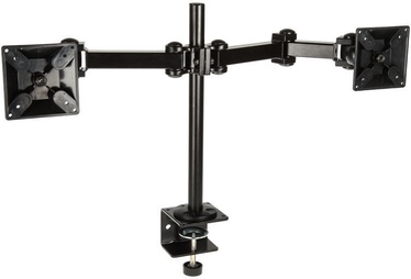 King Mod Service Desk Mount Dual Monitor Arm Black