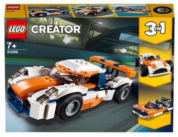 Конструктор LEGO Creator Оранжевый гоночный автомобиль 31089, 221 шт.