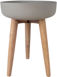 Puķu pods Home4you Sandstone 72548, pelēka, Ø 390 mm
