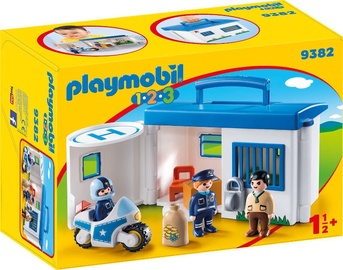 Playmobil 1-2-3 Take Along Police Station 9382