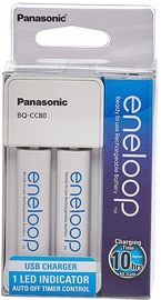 Uzlādējamās baterijas Panasonic, 2 gab.
