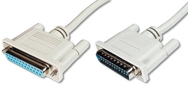 Assmann Printer Cable DSUB / DSUB Grey 5m