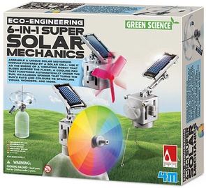 Intelektuāla rotaļlieta 4M Super Solar Mechanics 6in1 3401