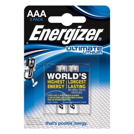 Elementai Energizer Ultimate Lithium AAA, 2 vnt.