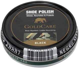 GoldCare Shoe Cream With Wax In Metal Pack Black