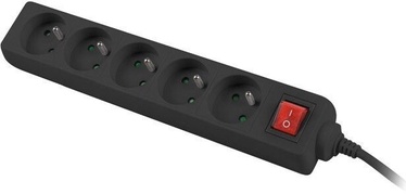 Lanberg Power Strip 3m Black PS1-05E-0300-BK