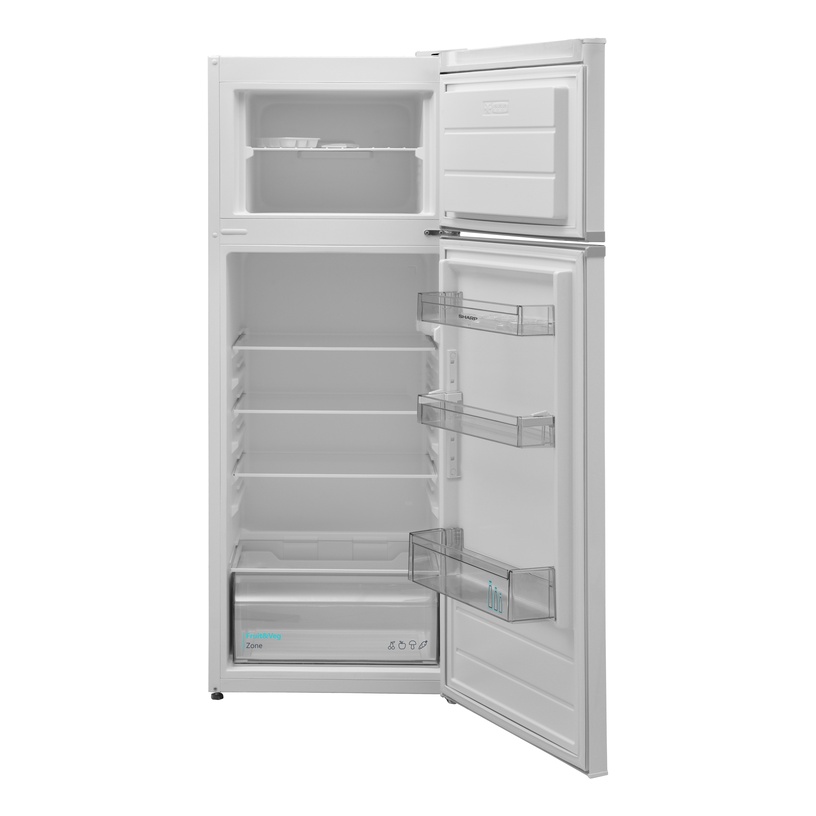 Холодильник морозильник сверху Sharp SJ-TB01ITXWE