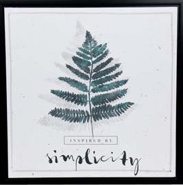 Home4you Print Picture Nature 40x40cm Fern Simplicity