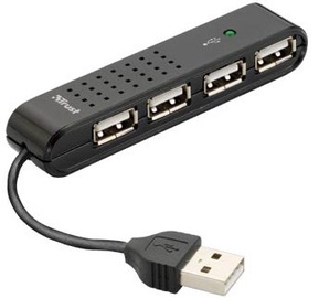 Trust Vecco 4-Port USB 2.0 Mini Hub Black