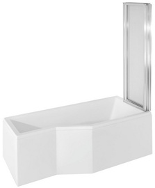 Vanna Besco Integra 150 Right, 1500 mm x 750 mm x 555 mm, labā