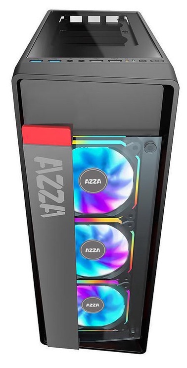 Kompiuterio korpusas AZZA, juoda