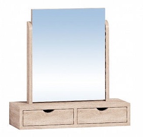 Glazov Sherlock 6 Chest Of Drawers 60x101x44cm Plus Sherlock 55 Mirror Beige